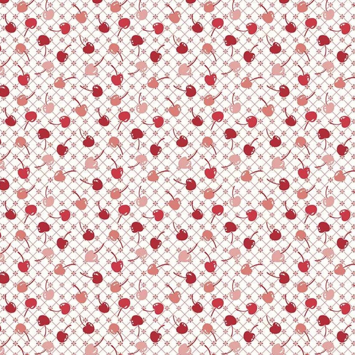 Cook Book - Cherries Red C11758-RED
