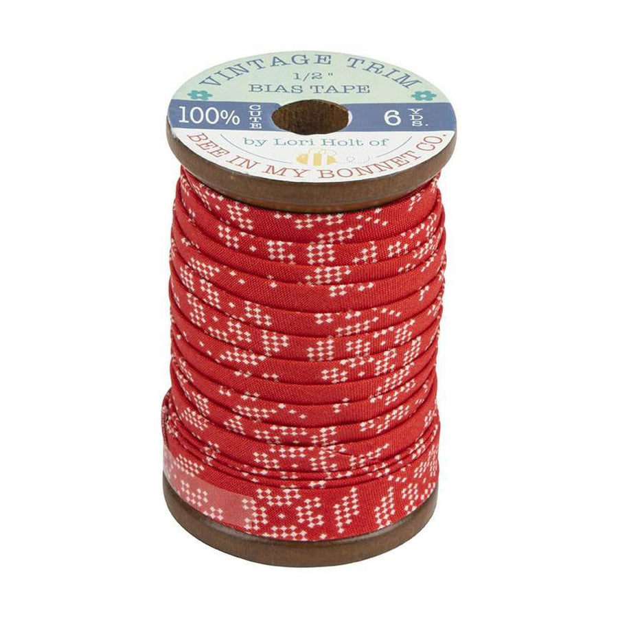 Cook Book - Stitch Red 1/2" Bias Tape ST-22908