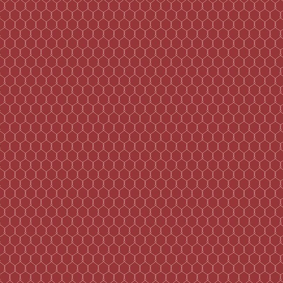Country Life - Chicken Wire Barn Red C13797-BARN