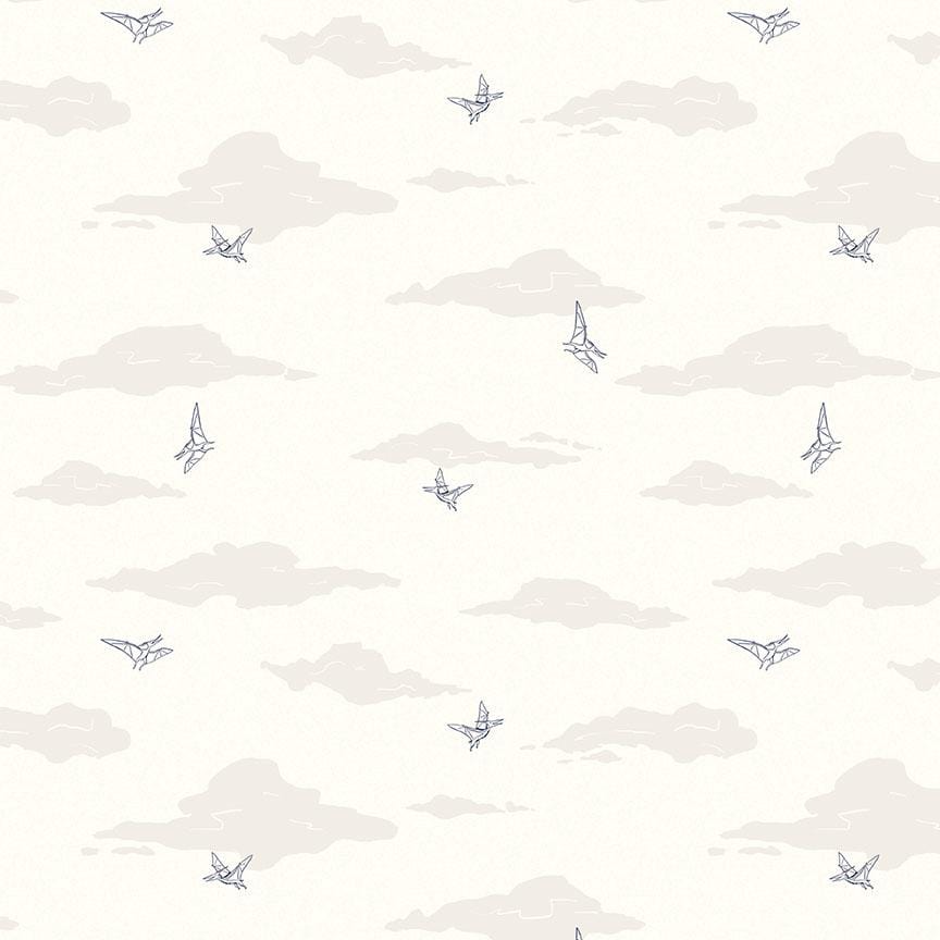 Cretaceous - Pterodactyl Clouds Cream C14103-CREAM