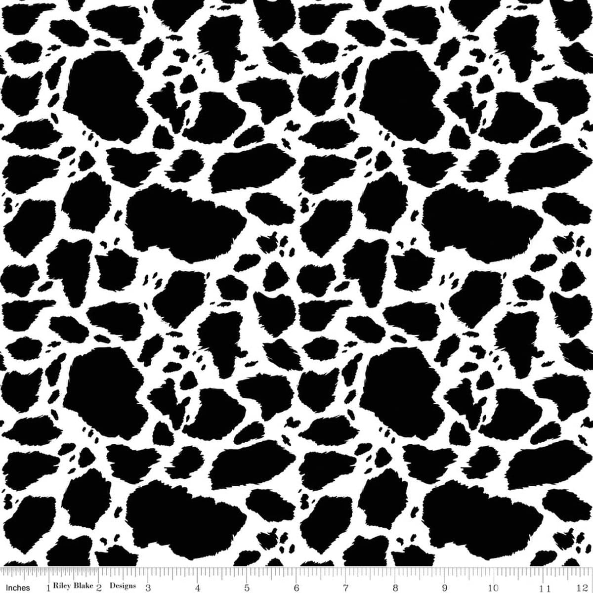 Cow Patches Black - The Homestead C18233-BLACK