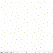 Ditsy White - Little Posies C18326-White