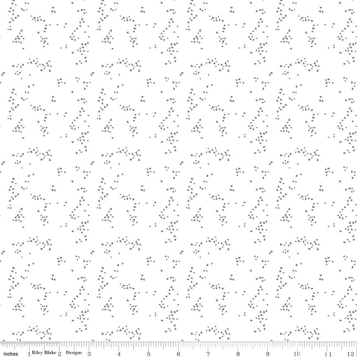 Hearts Offwhite - Petals & Hazel C18226-Offwhite