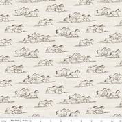 Horse Toile Cream - The Homestead C18232-CREAM