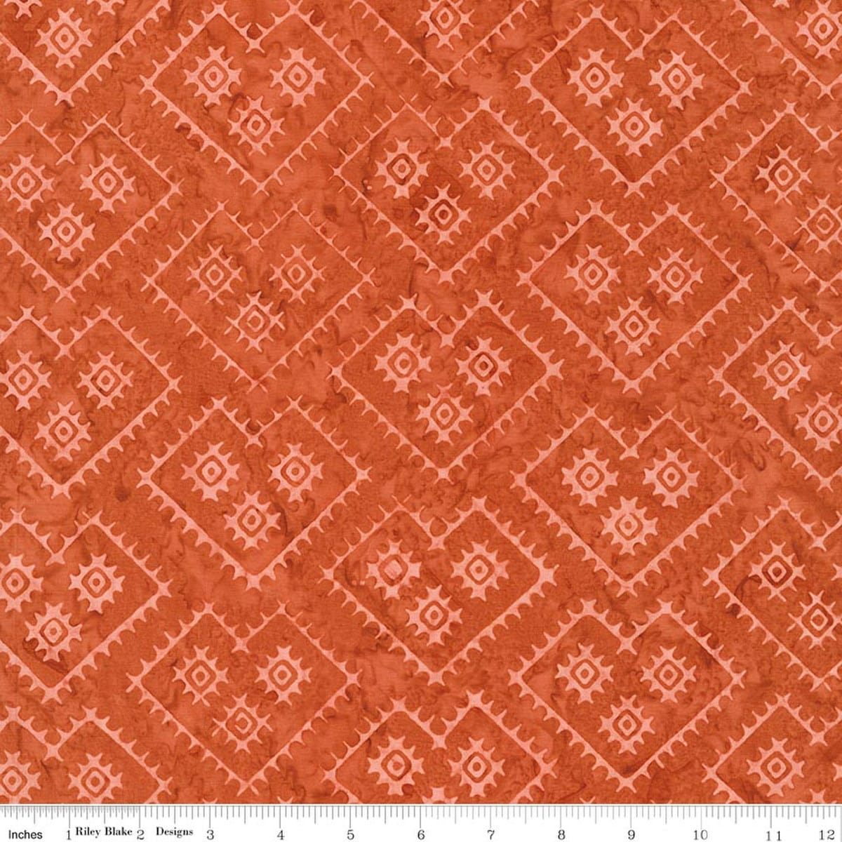 Salmon Run Geometric - Boho Batiks BT23770-242