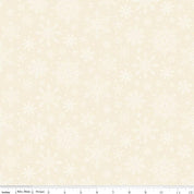 Snowflakes White - Poinsettias at Christmas C17635-WHITE