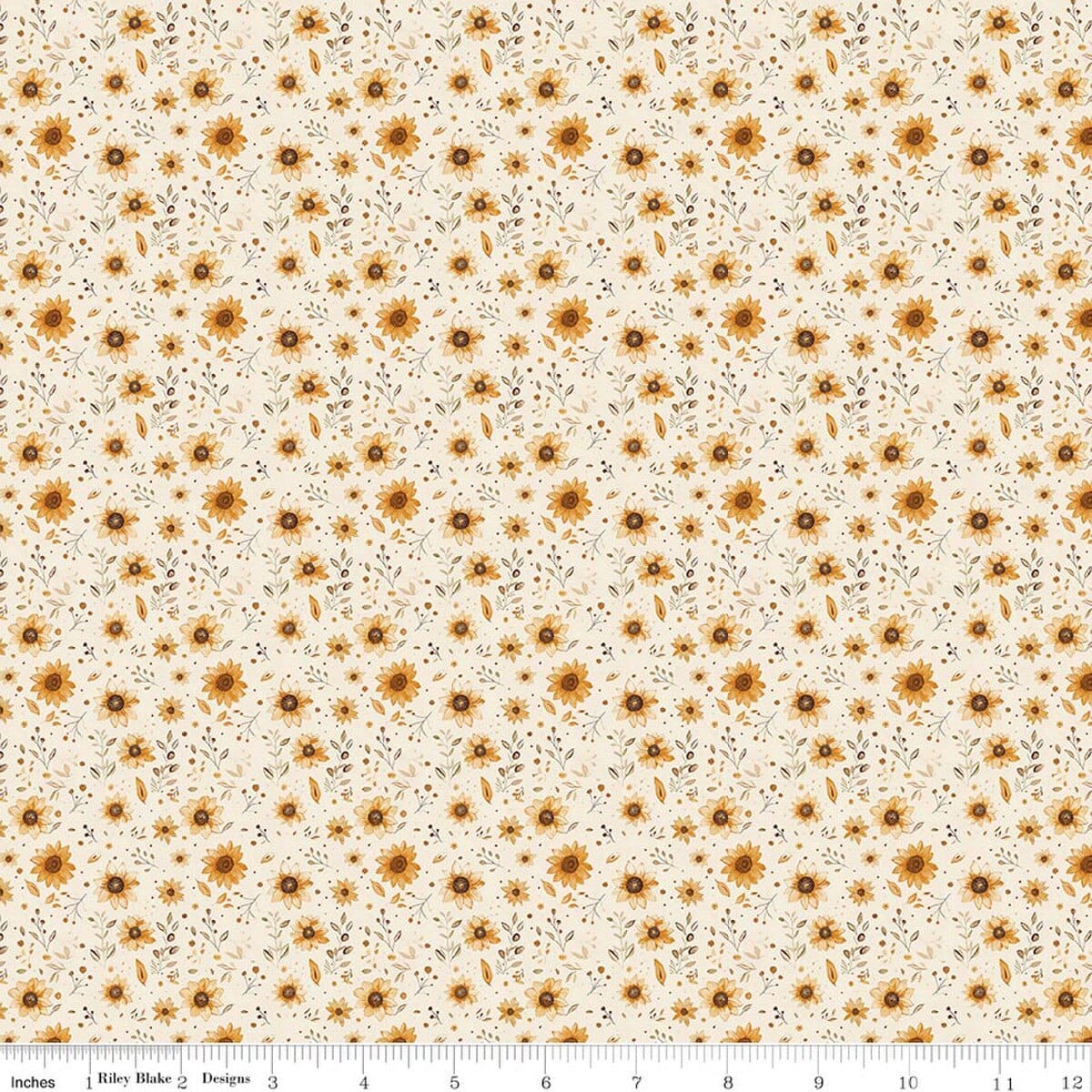 Sun Floral Cream - Harvest On The Prairie C18284-CREAM
