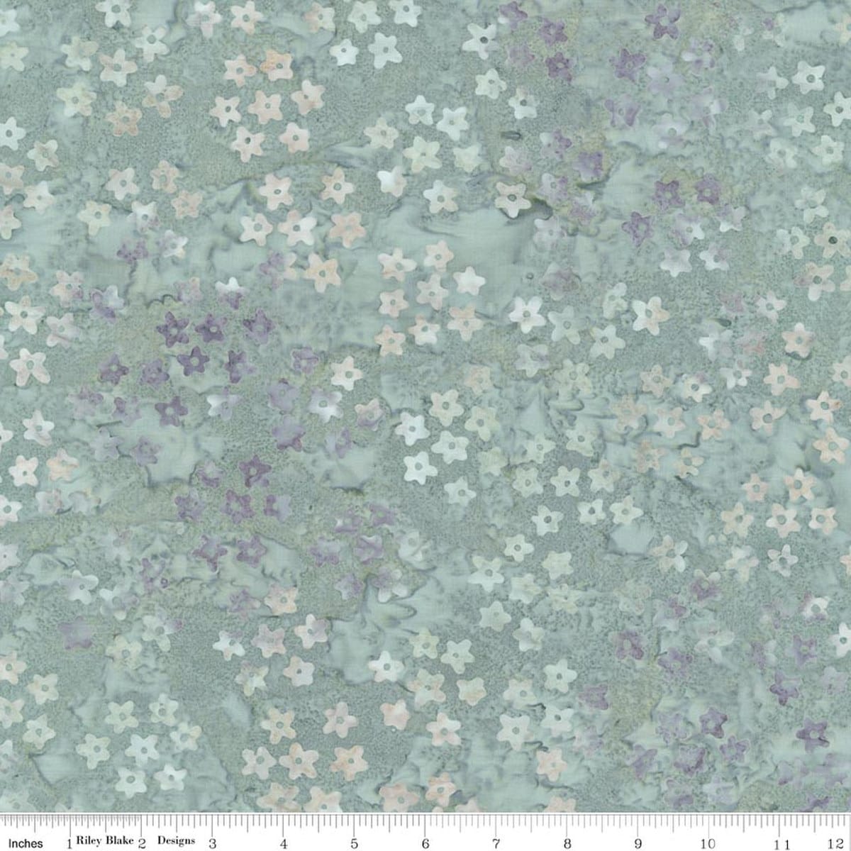 Whispery Sage Stars - Boho Batiks BT23772-711