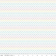 White Rainbow - Swiss Dot C660-RAINBOW