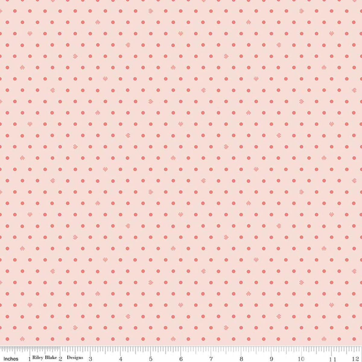 Dots Blush - Cotton Nook C17977-BLUSH
