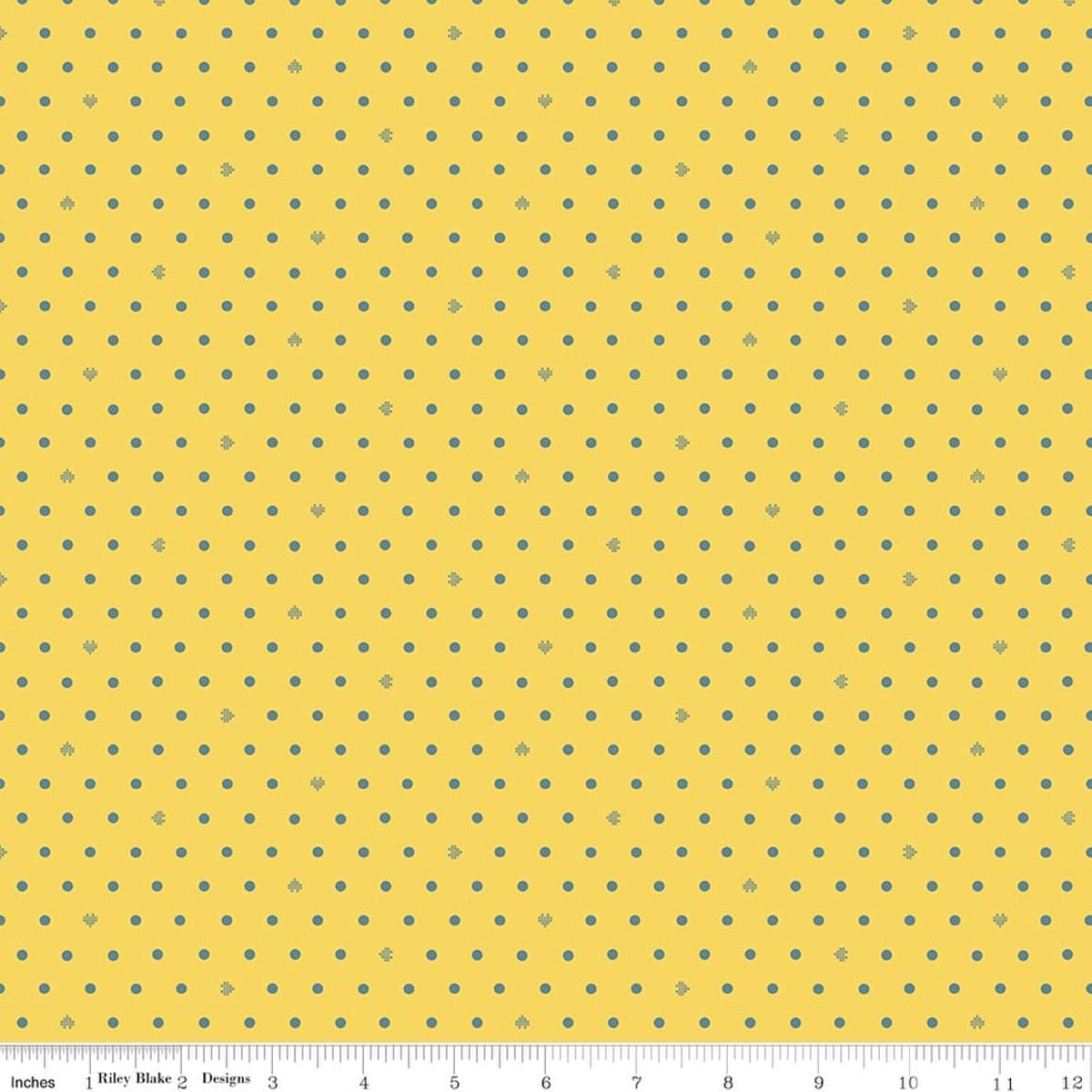 Dots Yellow - Cotton Nook C17977-YELLOW