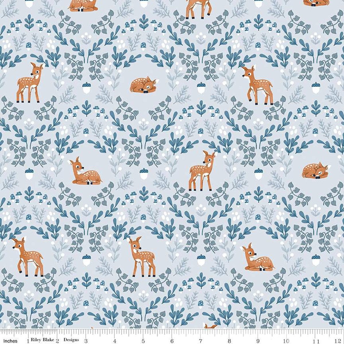 Double Lush Velvet Cotton Fabric - Twilight Creatures (Riley Blake) LV16570