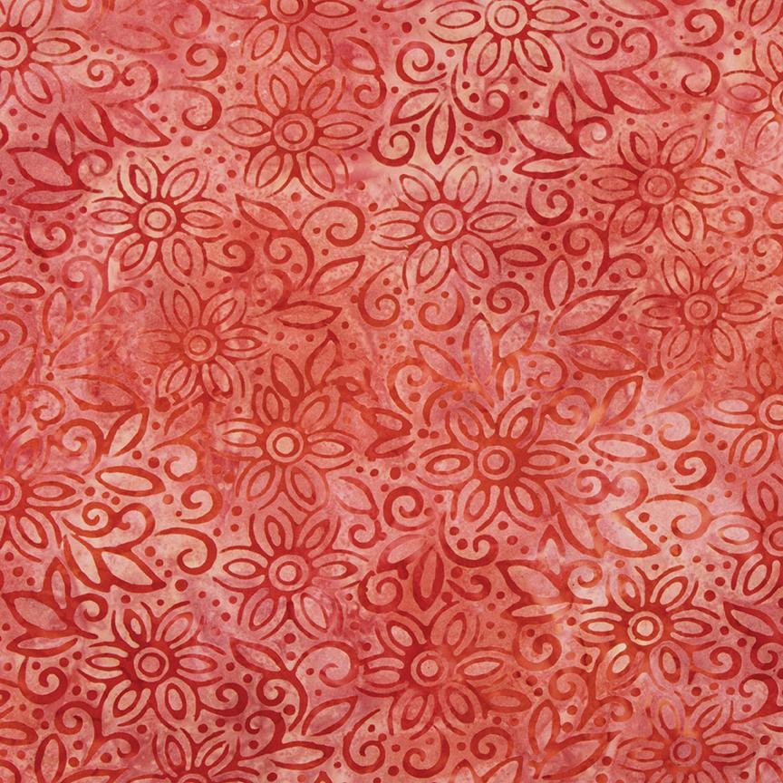 Expressions Batiks That Summer Feelin' - Strawberry Ice BTAP1196