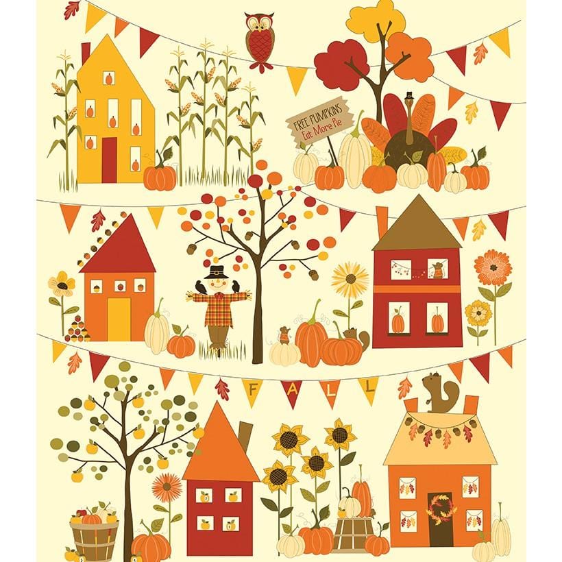 Fall's In Town - Panel 36 Inch P13519-PANEL