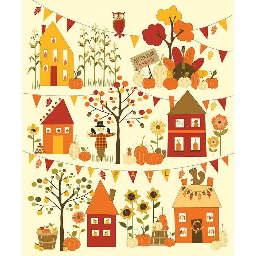 Fall's In Town - Panel 36 Inch P13519-PANEL