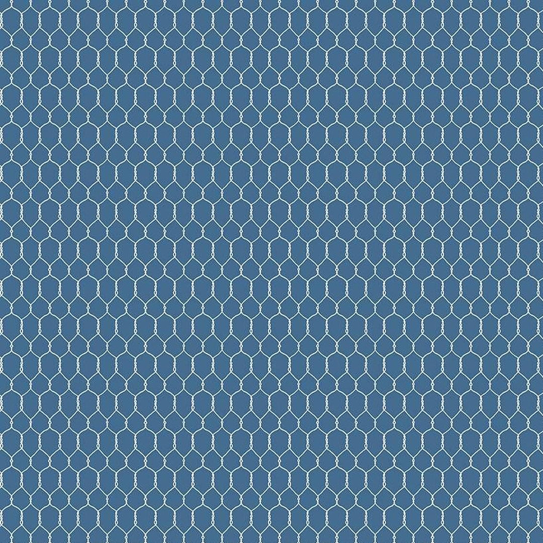 Farm Livin'  - Chicken Wire Denim C15184-DENIM