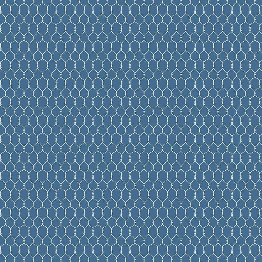 Farm Livin'  - Chicken Wire Denim C15184-DENIM