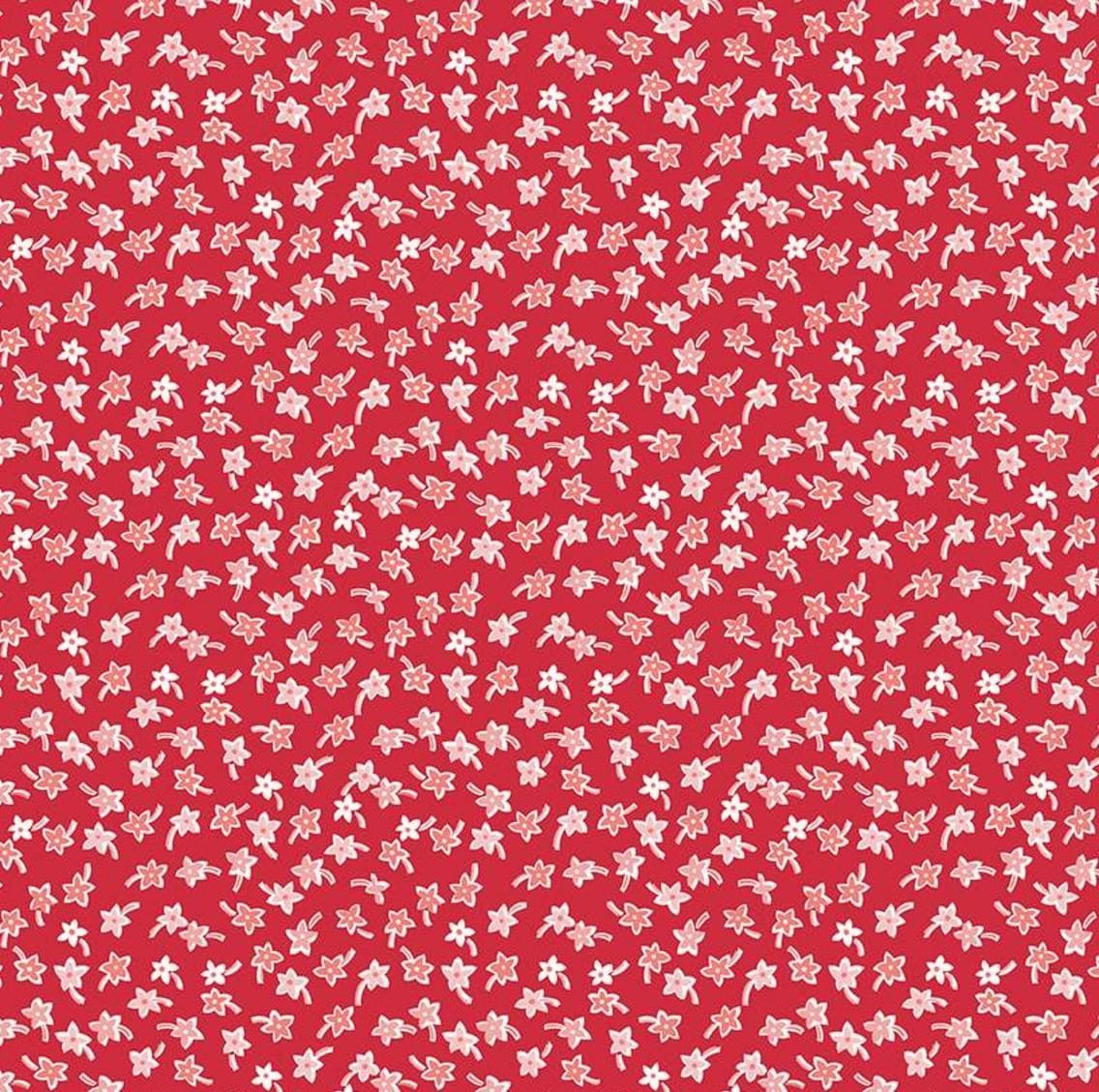 Flea Market - Star Flowers Red C10222-RED