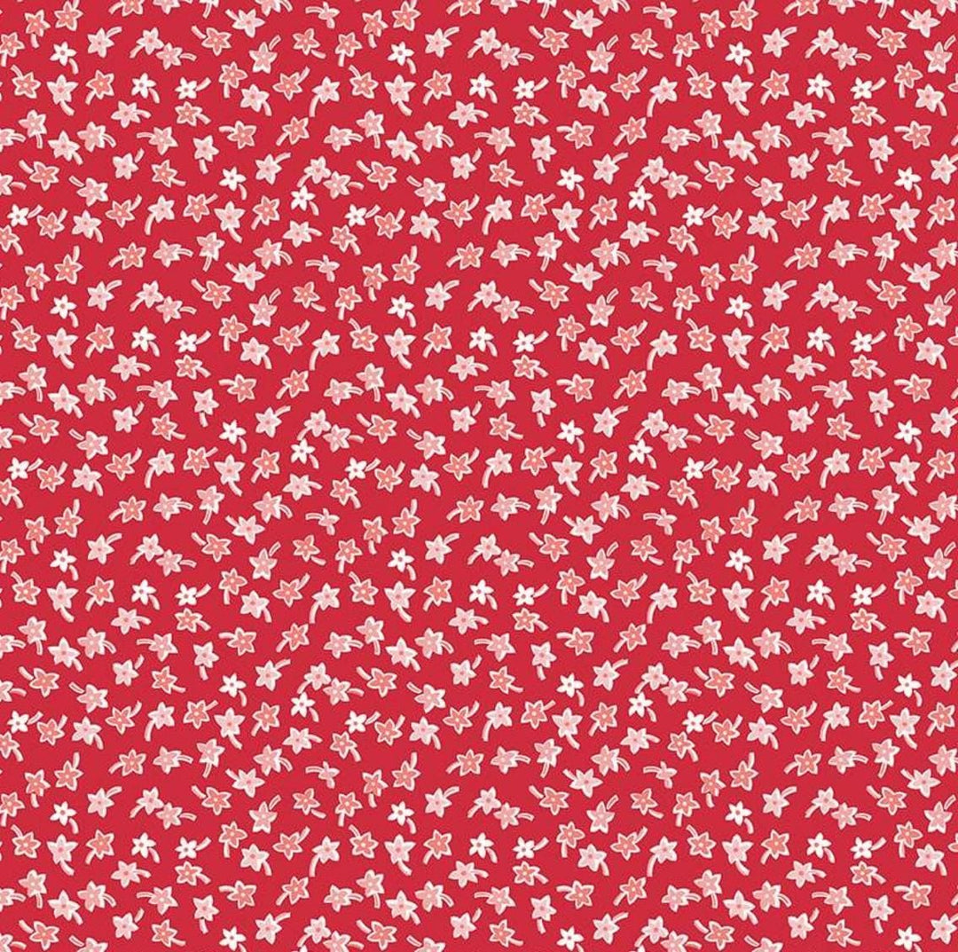 Flea Market - Star Flowers Red C10222-RED