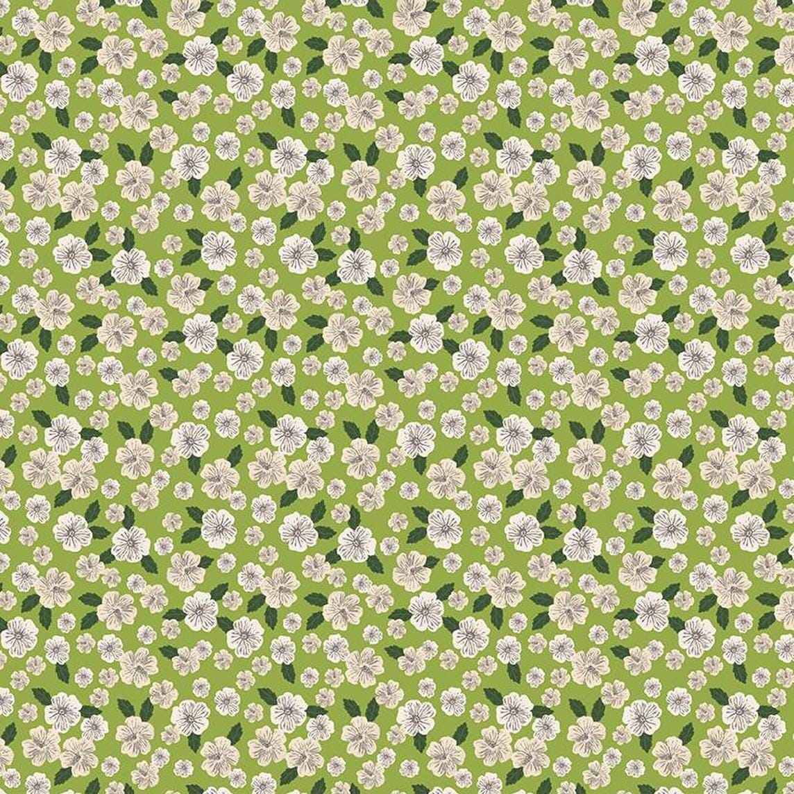 Floral Gardens - Blossom Green C14363-GREEN