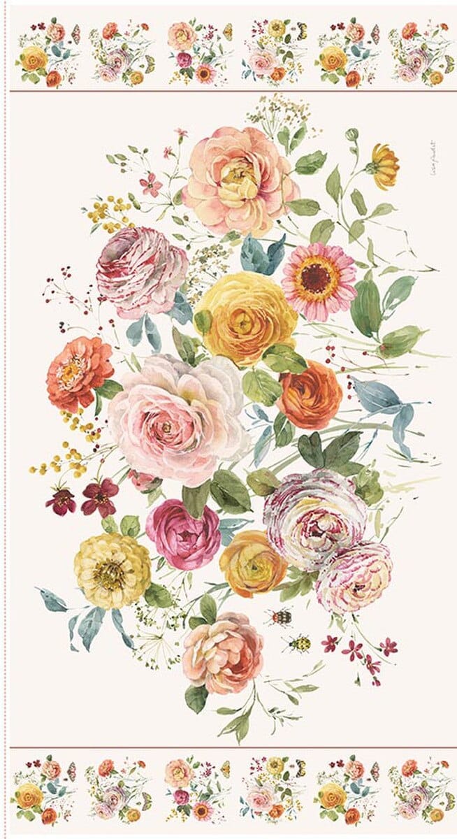 Floral Panel Sketchbook PD17527-PANEL
