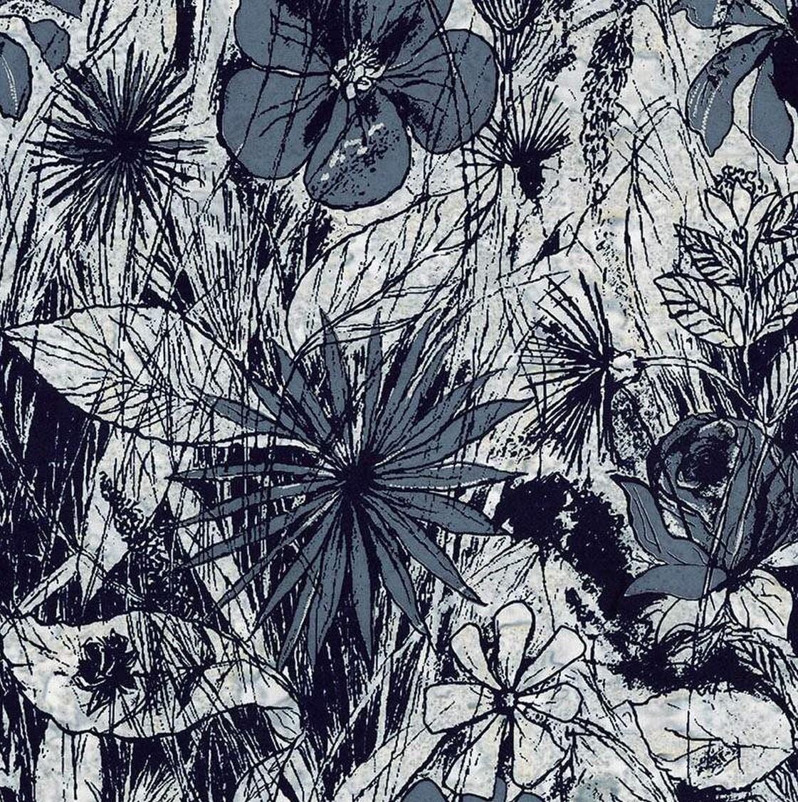 Floral Reflections -  Steel Sapphire BT23180-163