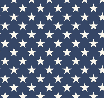 Freedom Garden - Stars Blue Wide Back WB15629-BLUE
