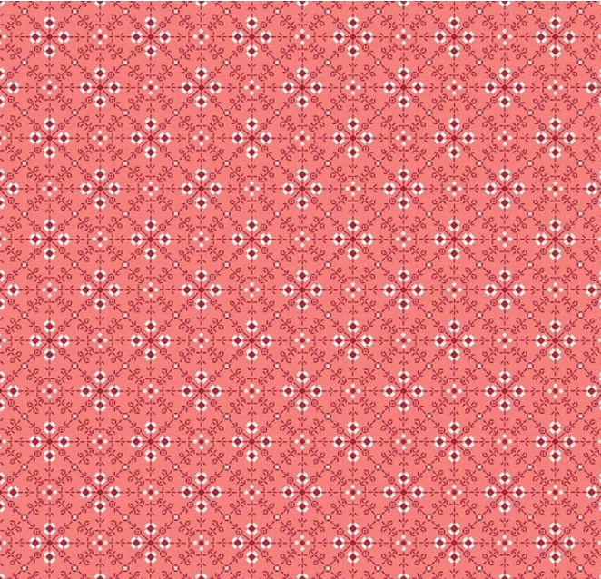 Friendship Florals - Stitches Pink C8524-PINK