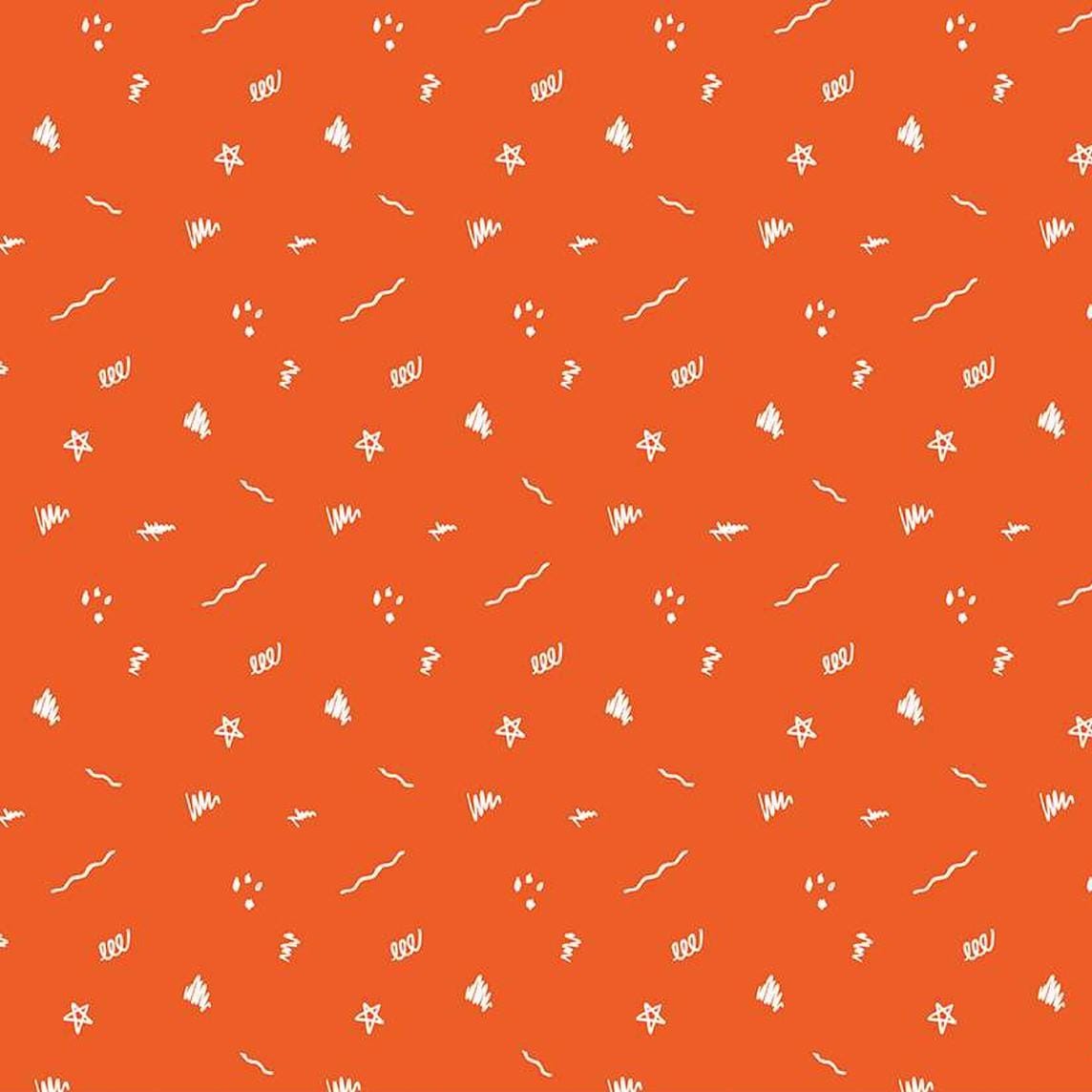 Get Your Cray-On with Crayola - Ditsy Doodle Red C15414-RED