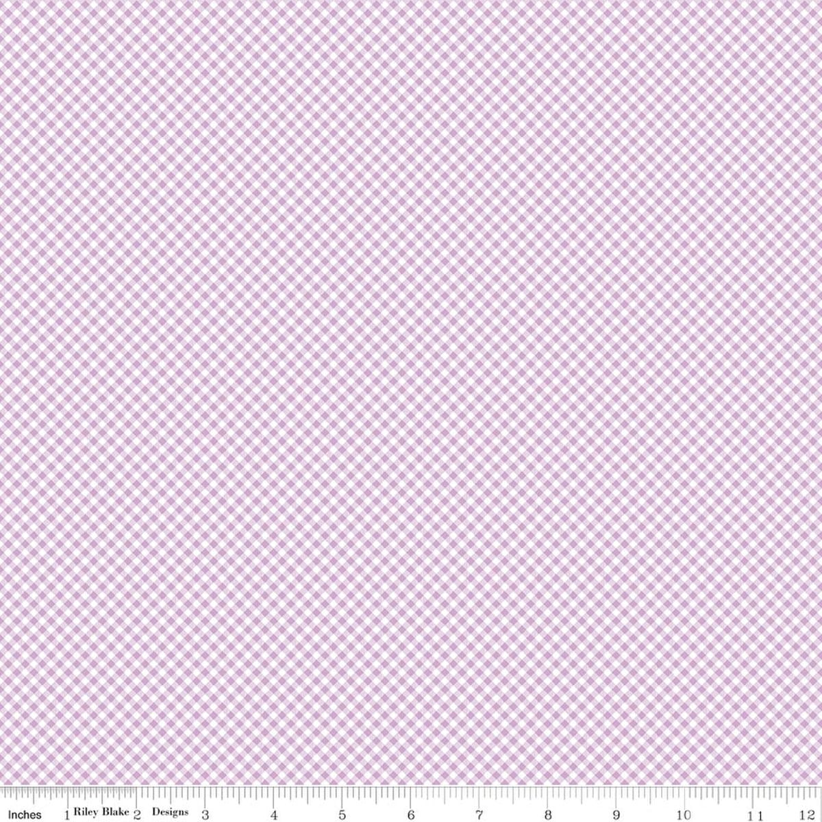 Gingham Purple - Seasonal Basics C777-PURPLE