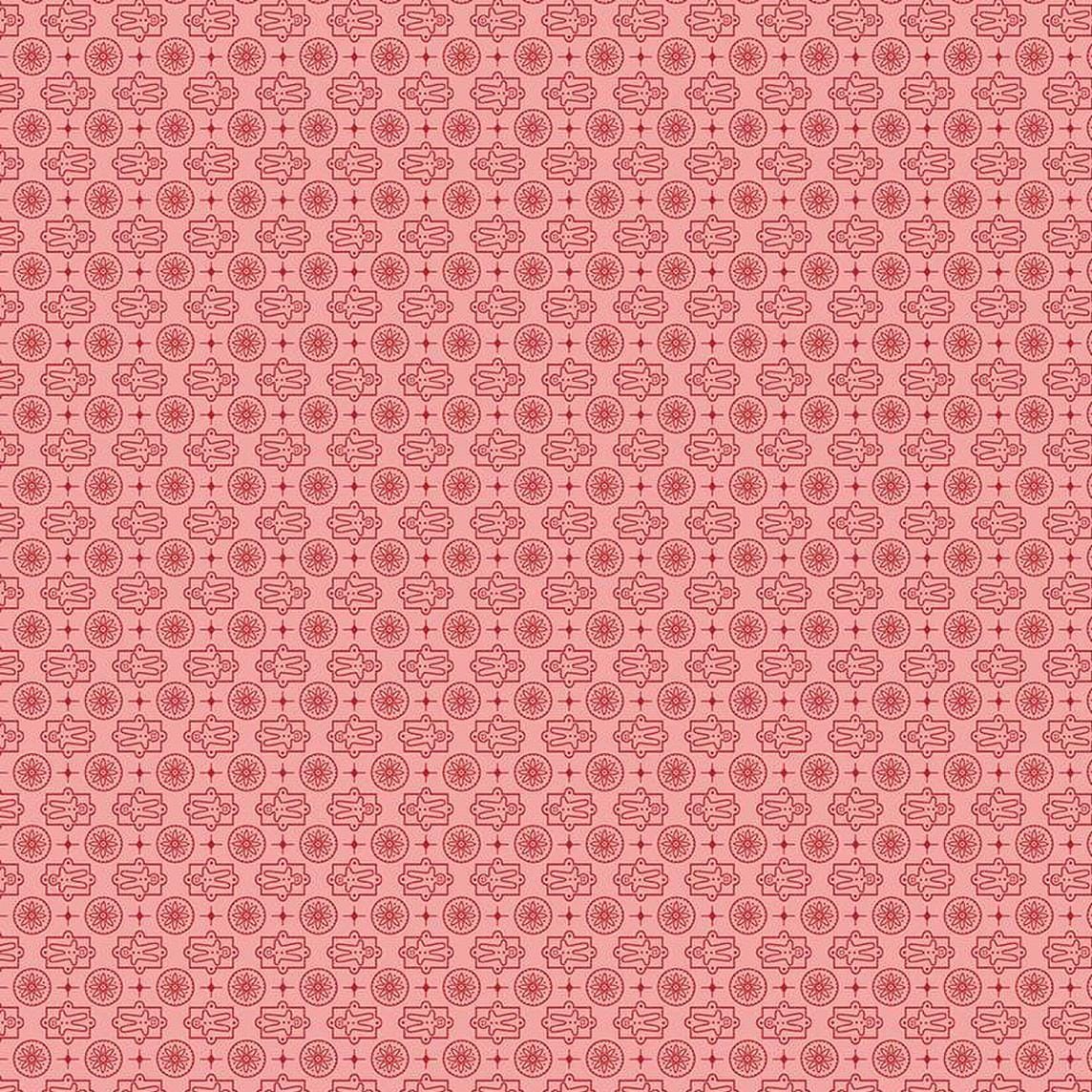Home Town Holiday - Gingerbread Coral C14908-CORAL
