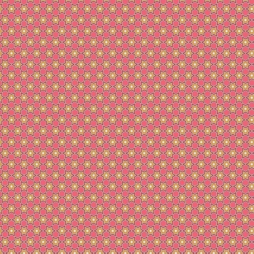 Home Town Holiday - Stars Tea Rose C14914-TEAROSE