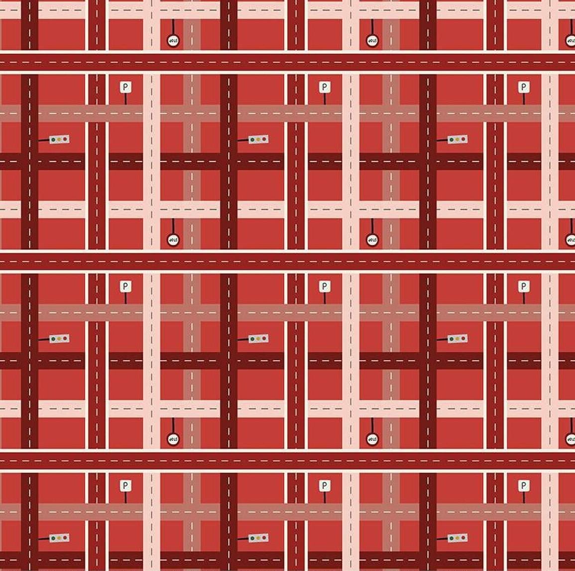It Takes a Village - Crossroads Plaid Cherry C15461-CHERRY