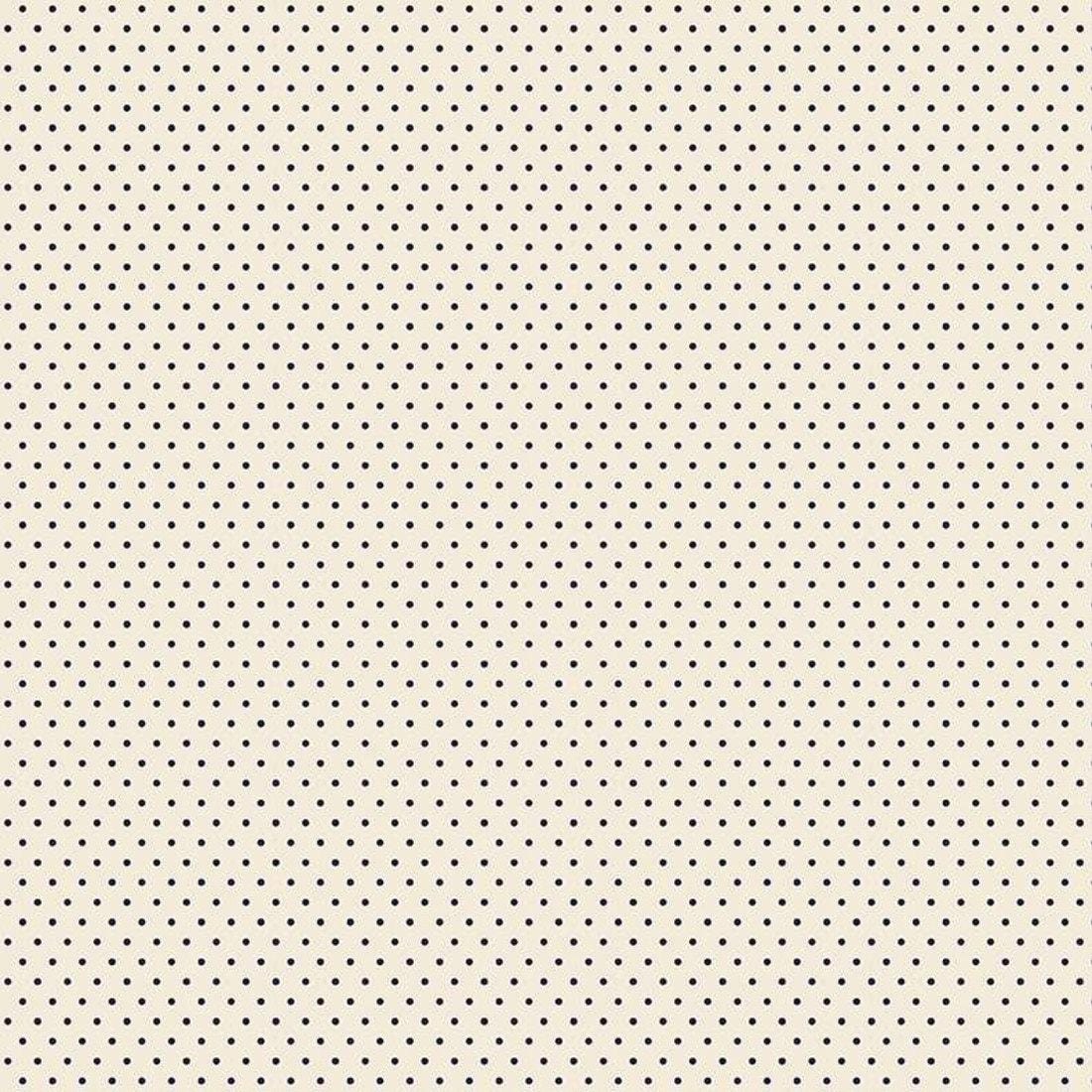 Jane Austen at Home - Navy Dot C10019-NAVY