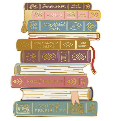 Jane Austen Stacked Books Needle Minder ST-42314