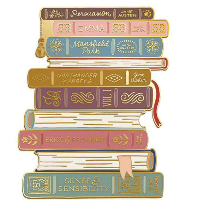 Jane Austen Stacked Books Needle Minder ST-42314