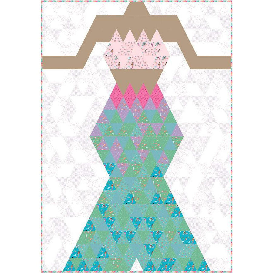 Jennifer Long Be a Mermaid Quilt Pattern P177-BEAMERMAID