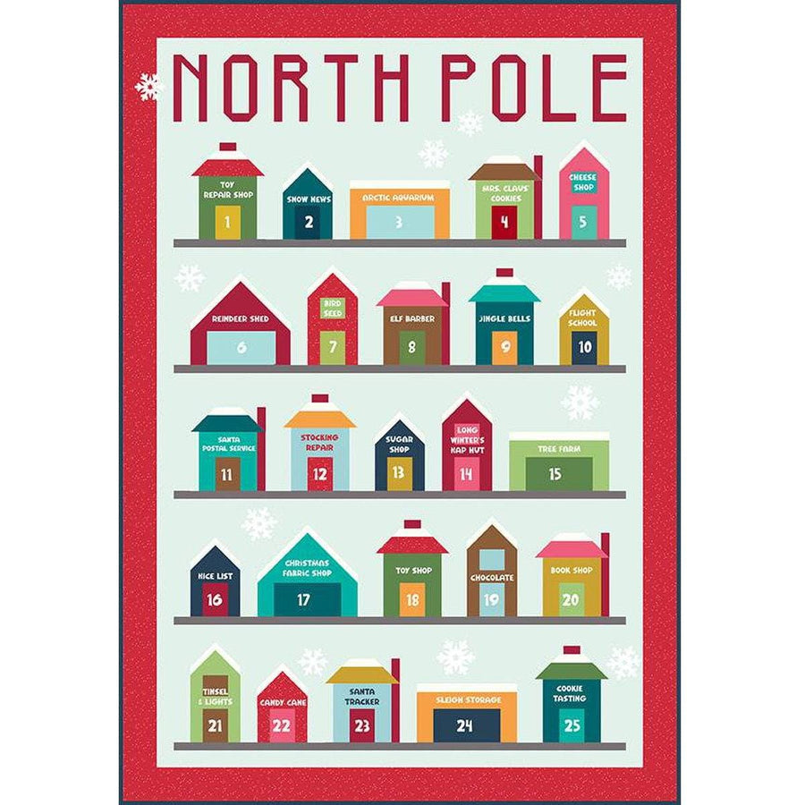 Jennifer Long - North Pole Village Advent Calendar Quilt Pattern P177-NORTHPOLE