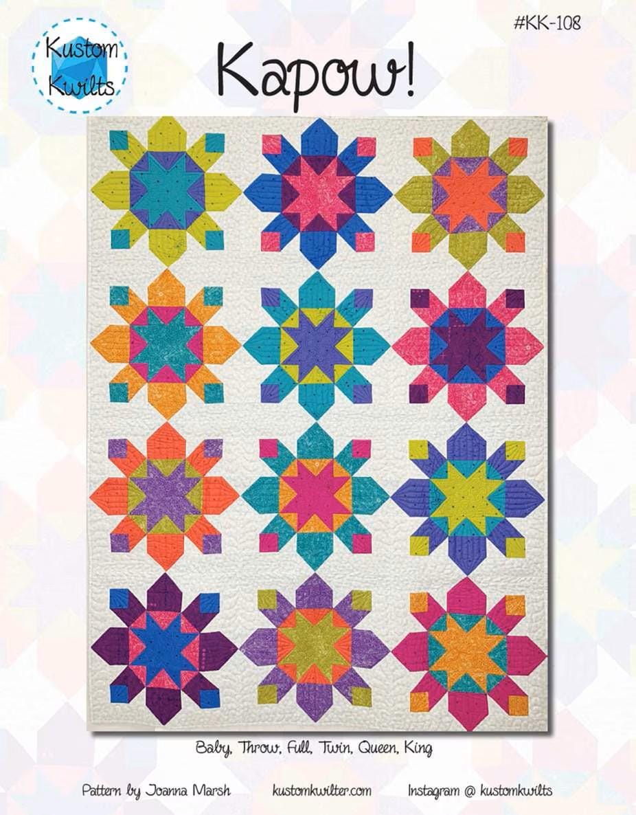 Joanna Marsh - Kwilts Kapow! Quilt Pattern P225-KAPOW