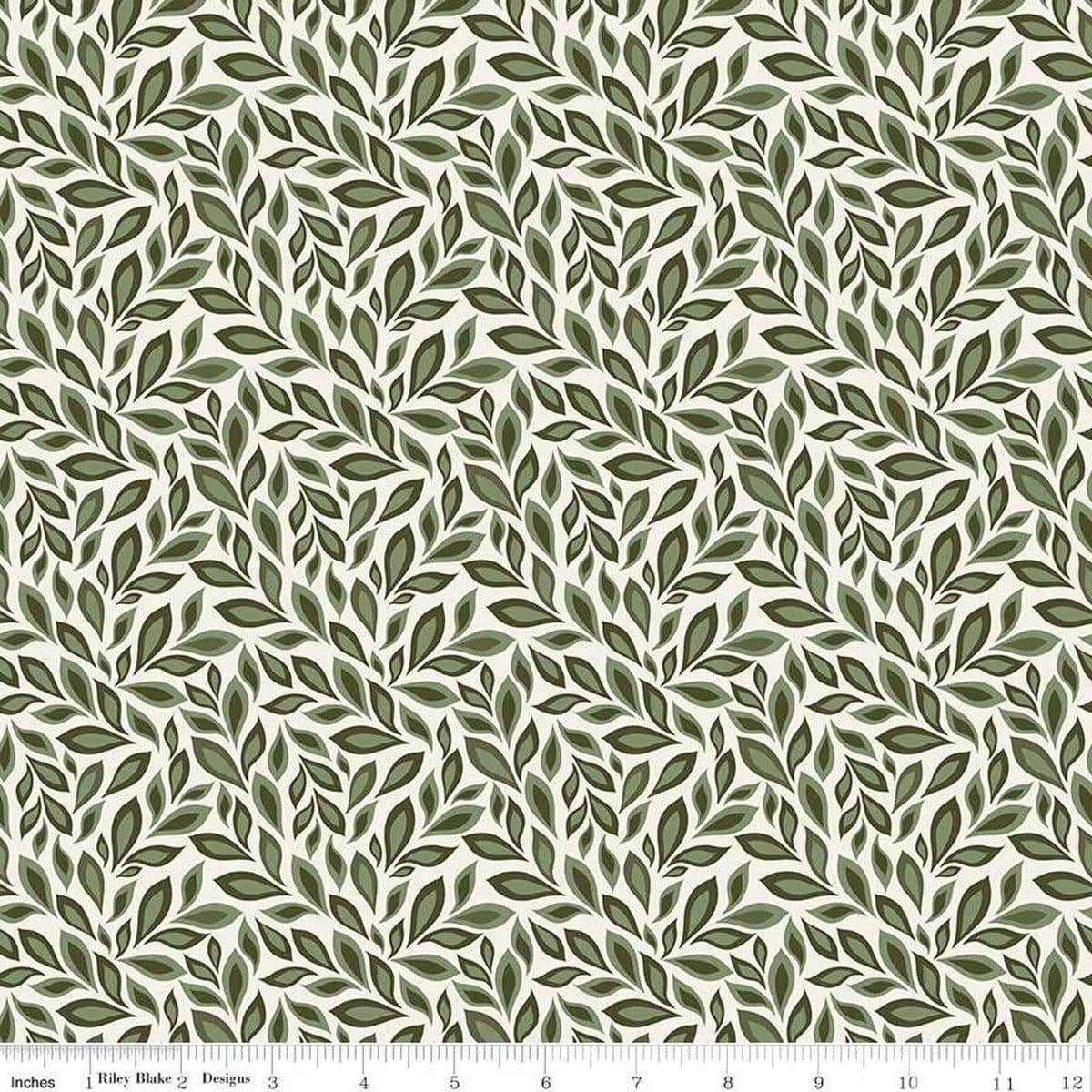 Juju's Petals - Leaves Cream C16612-CREAM