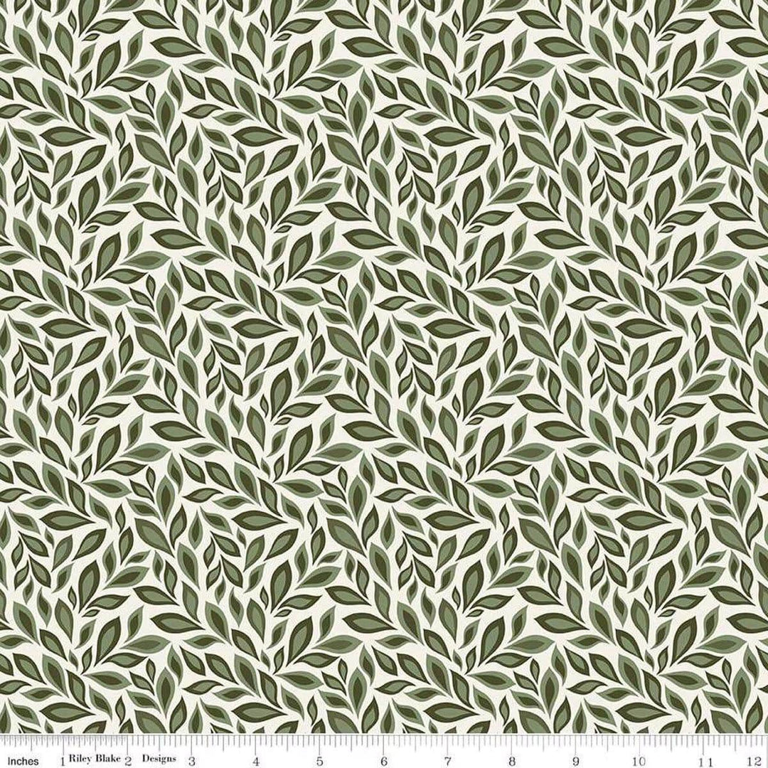 Juju's Petals - Leaves Cream C16612-CREAM