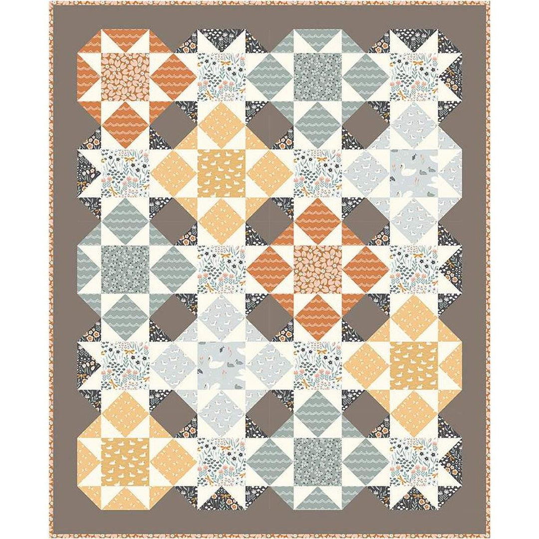 Lily Pads Quilt Pattern - by Jennifer Long P177-LILYPADS