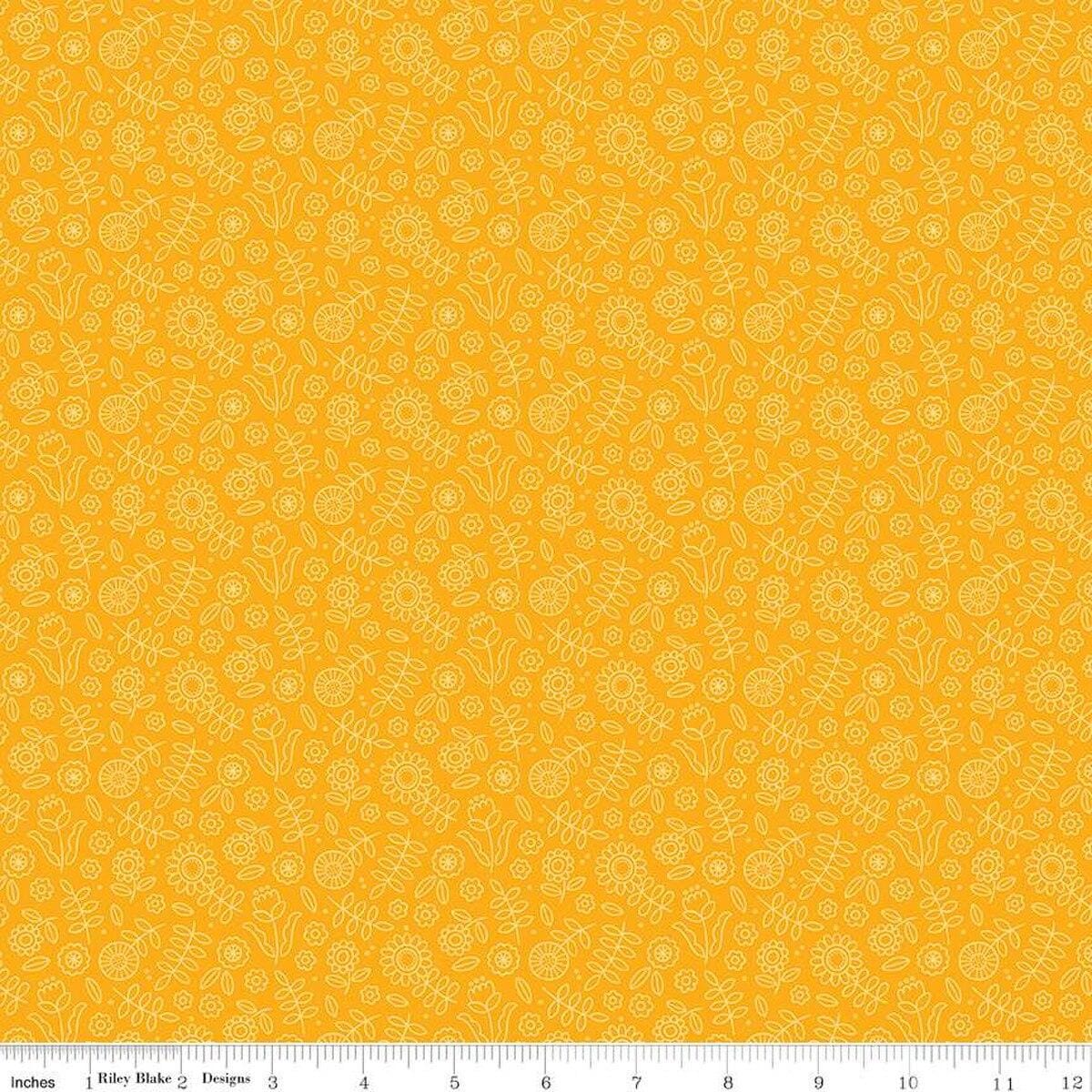 Little Darlin - Floral Orange C16972-ORANGE