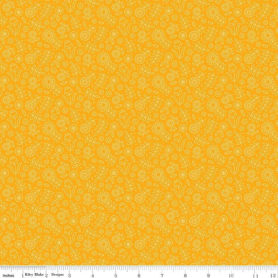 Little Darlin - Floral Orange C16972-ORANGE