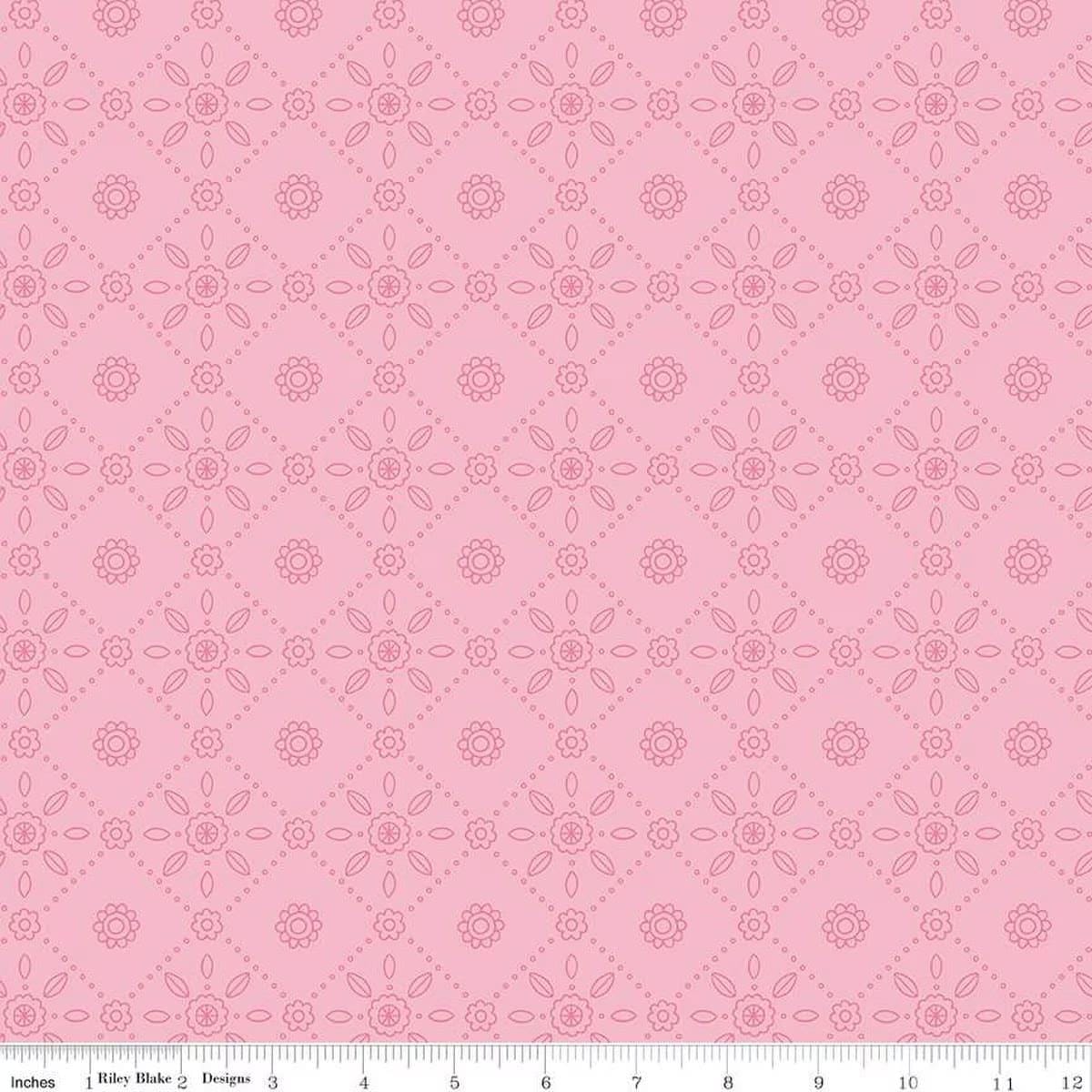 Little Darlin - Folk Tile Pink C16973-PINK