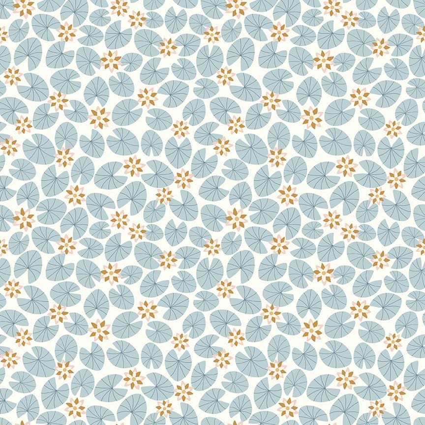Little Swan - Water Lilies Cream C13743-CREAM
