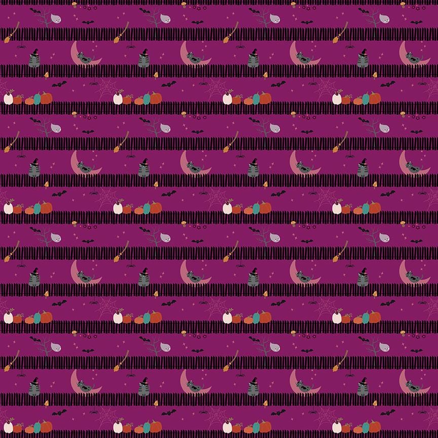 Little Witch - Sitting on a Gate Magenta C14564-MAGENTA