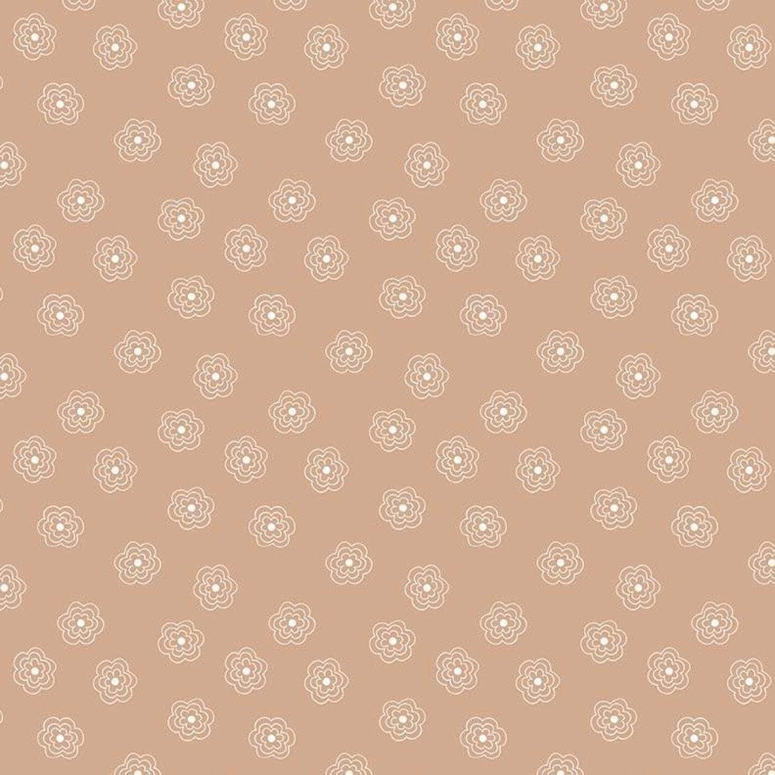 Lori Holt Bee Basics - Blossom Nutmeg RBC6404-NUTMEG