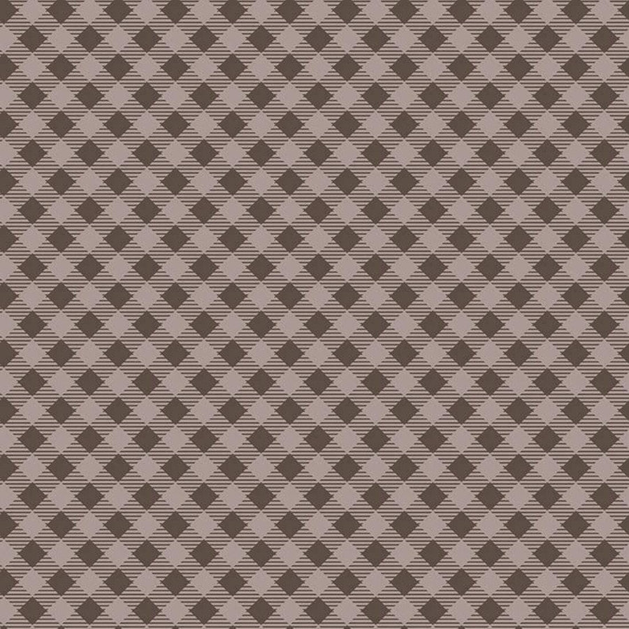 Lori Holt Bee Basics - Gingham Raisin C6400-RAISIN