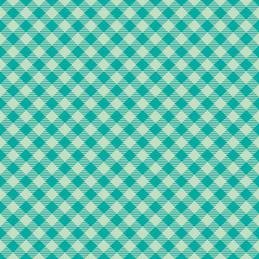 Lori Holt Bee Basics - Gingham Teal RB6400-TEAL